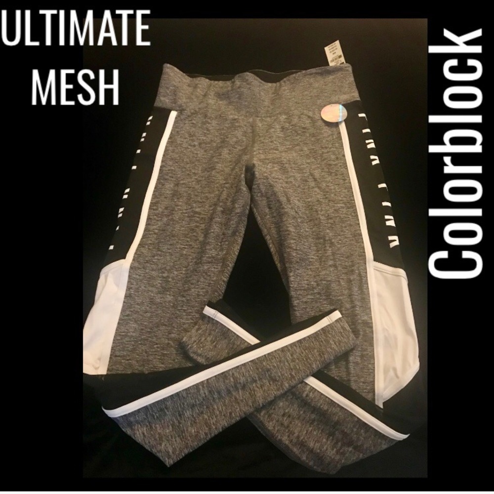 Victoria Secret PINK Gray Ultimate Mesh Legging - Picture 3 of 8